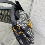 Christian Dior Small CD Besace Bag Dark Blue